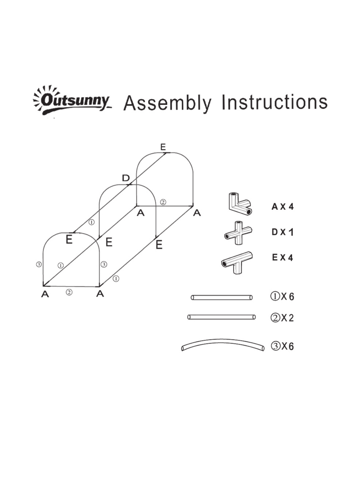 Outsunny OTSU1206 Installation & Assembly - ManualMachine.com