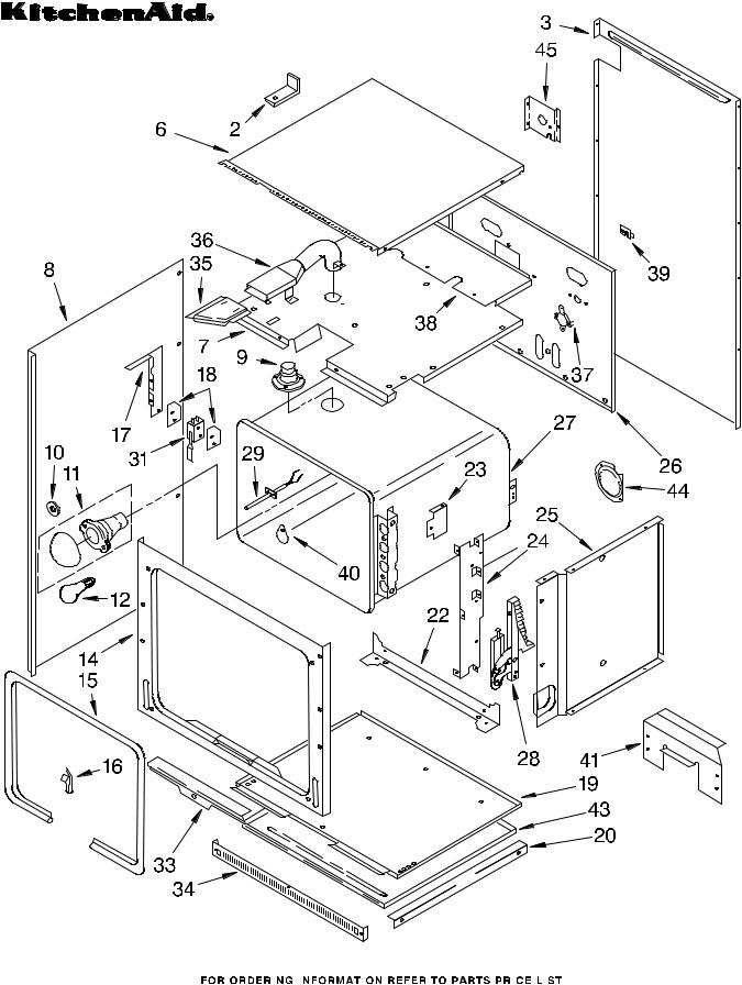 KitchenAid KEMS377YWH0 Parts List