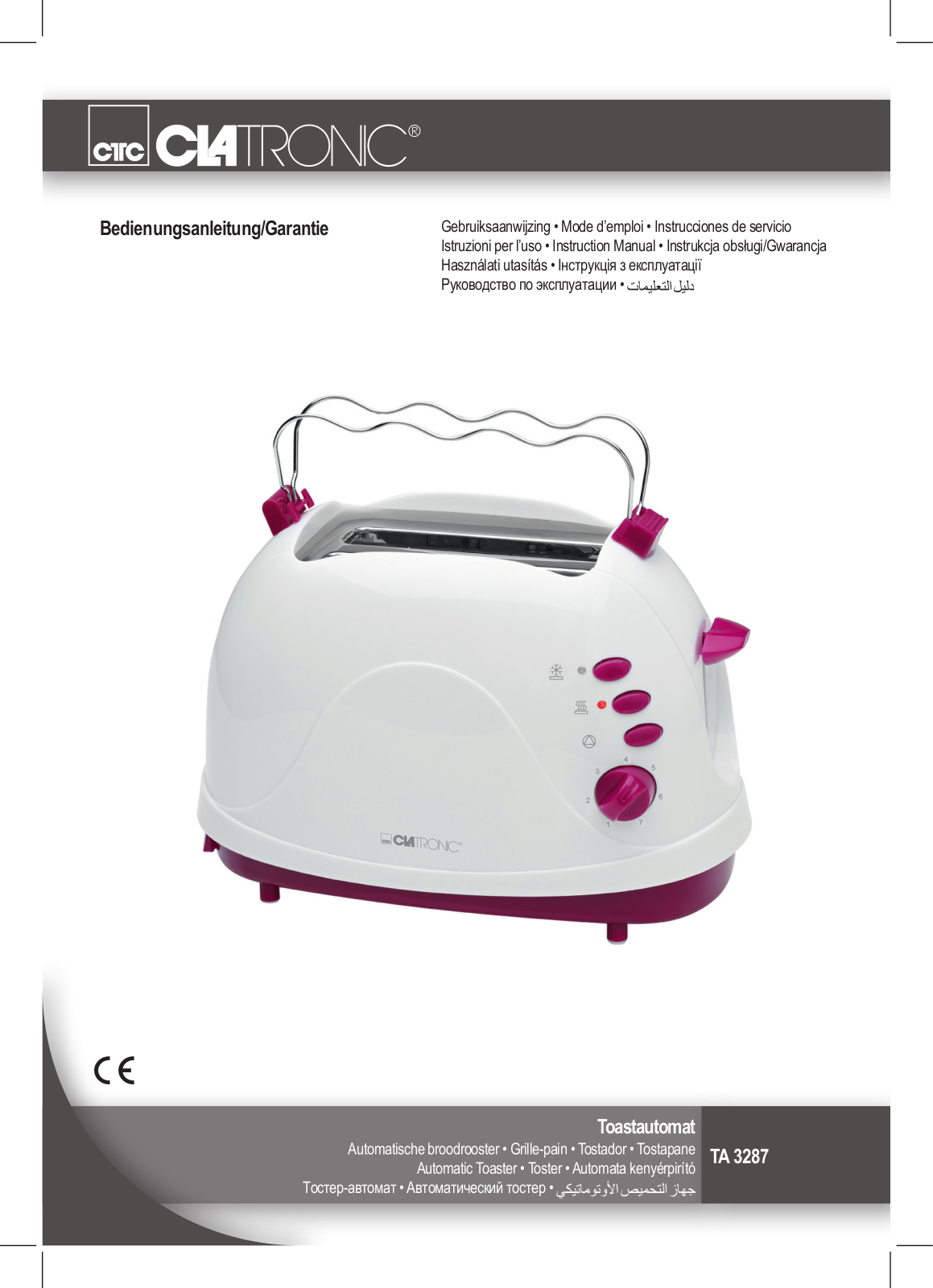 CLATRONIC TA 3287 User Manual