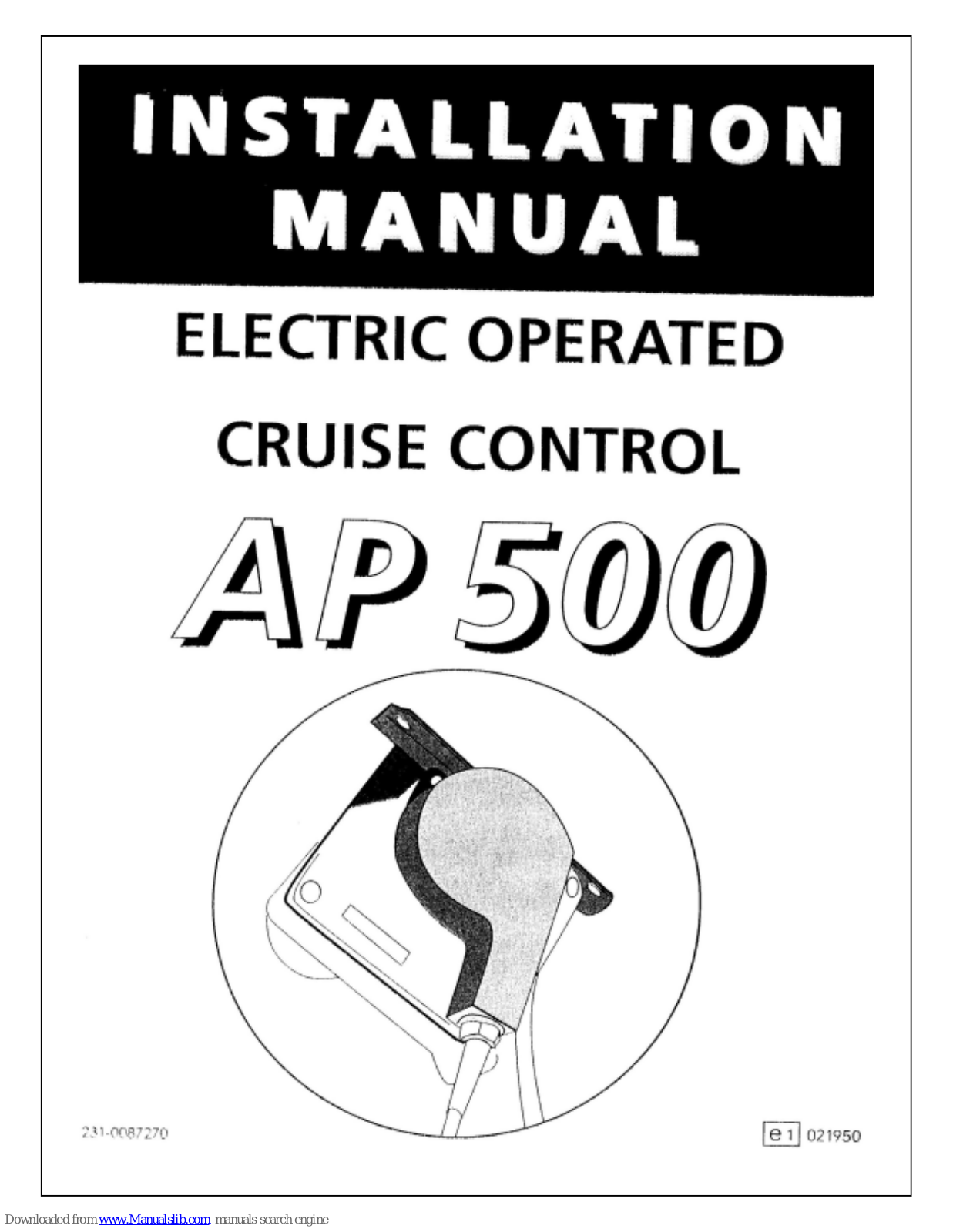 Command Ap 500 Installation Manual