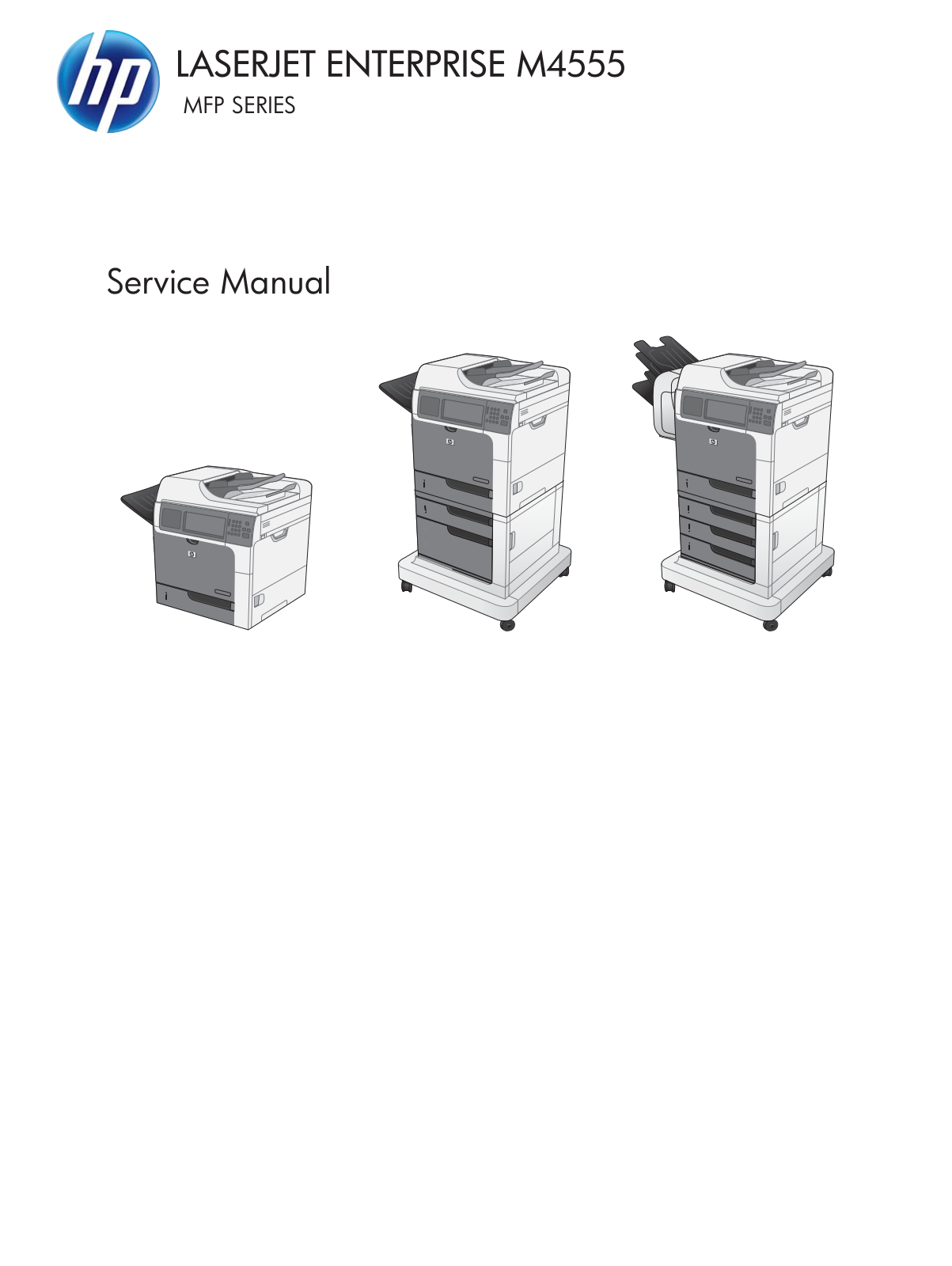 HP Laserjet M4555 service manual