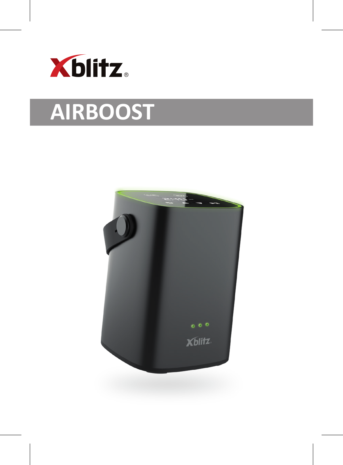XBLITZ AIRBOOST User guide - ManualMachine.com