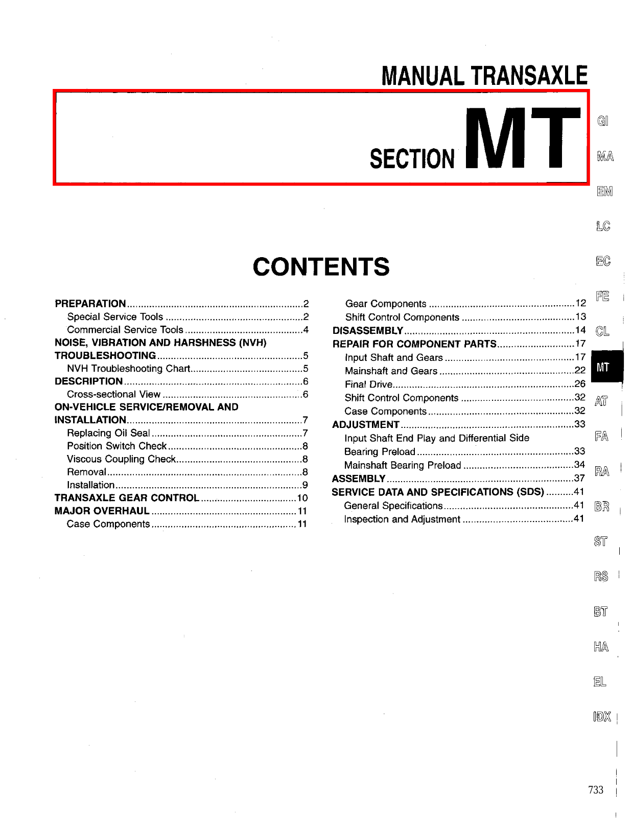 Infiniti I30 1999 Owner's Manual