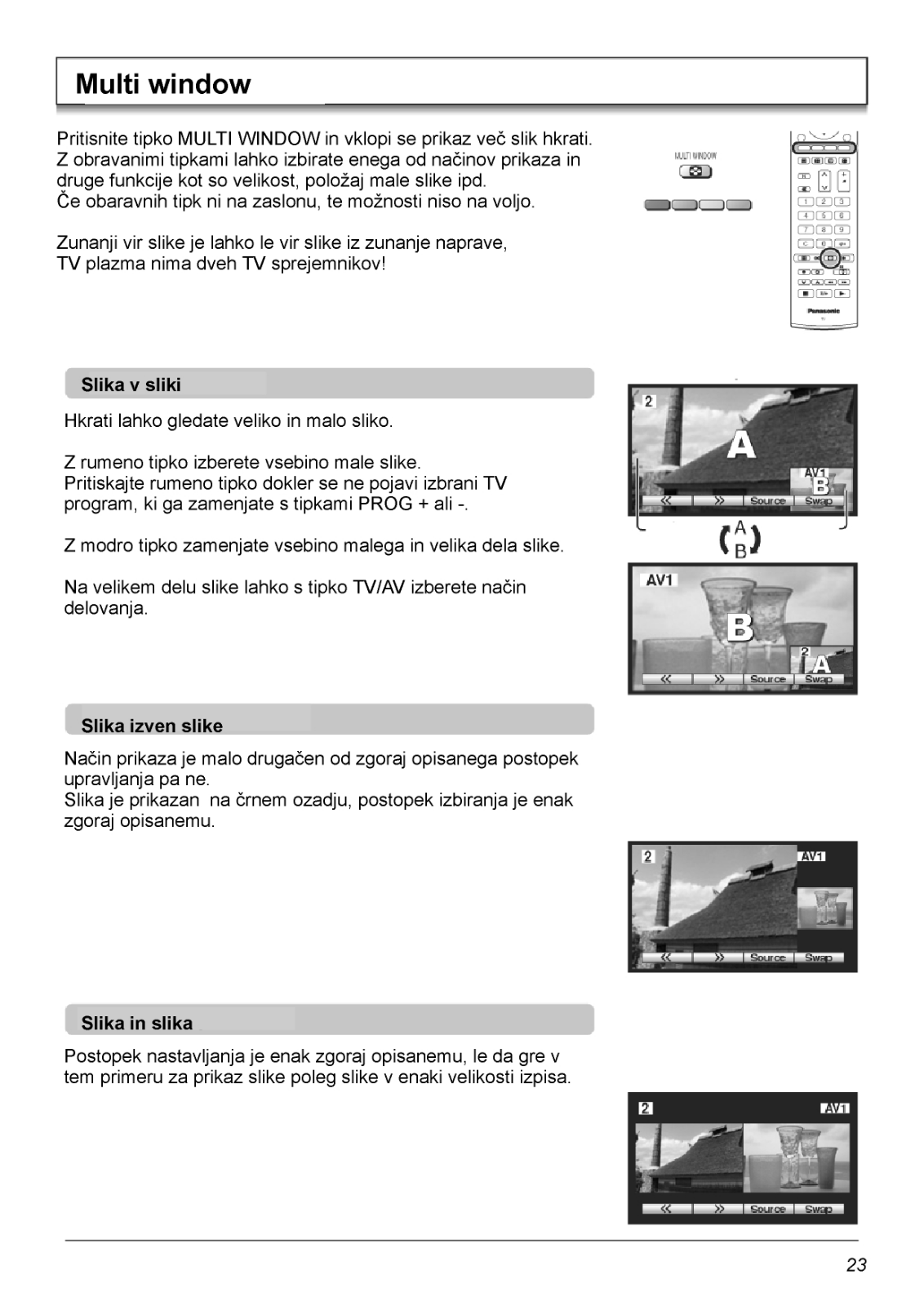 Panasonic TH-42PA30E Instructions Manual