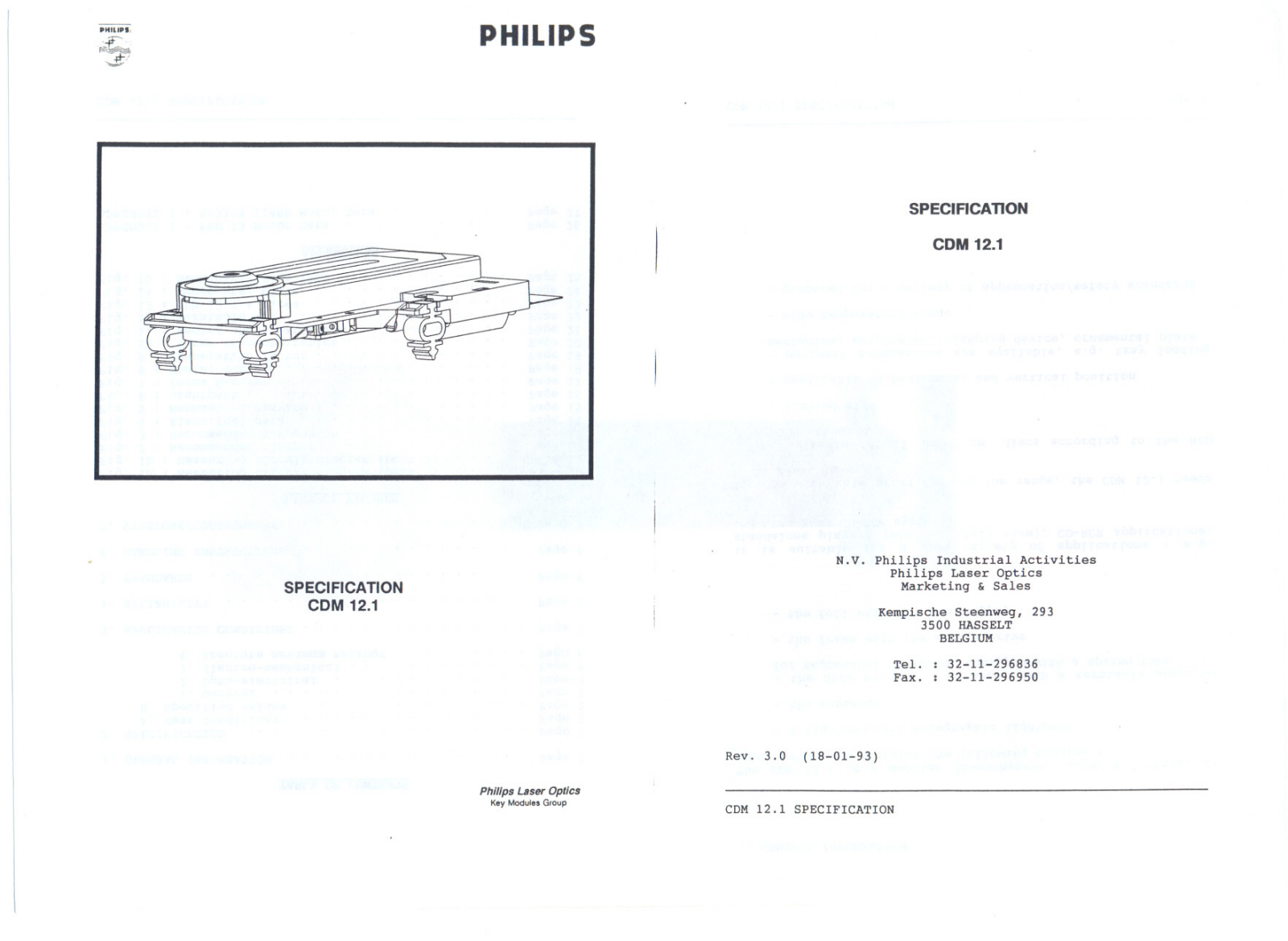 Philips CDM-12.1 Service manual