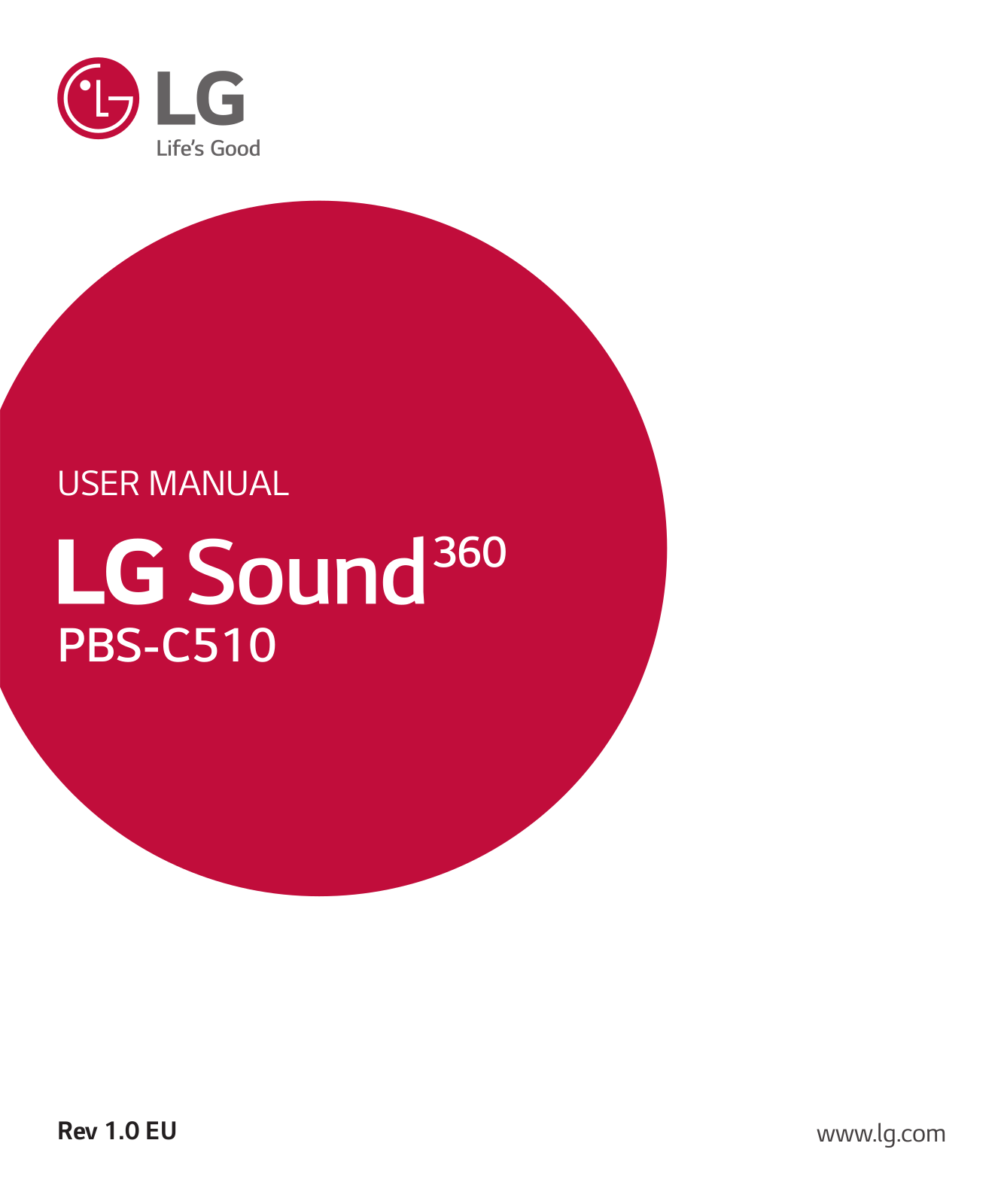 LG PBS-C510 User Guide