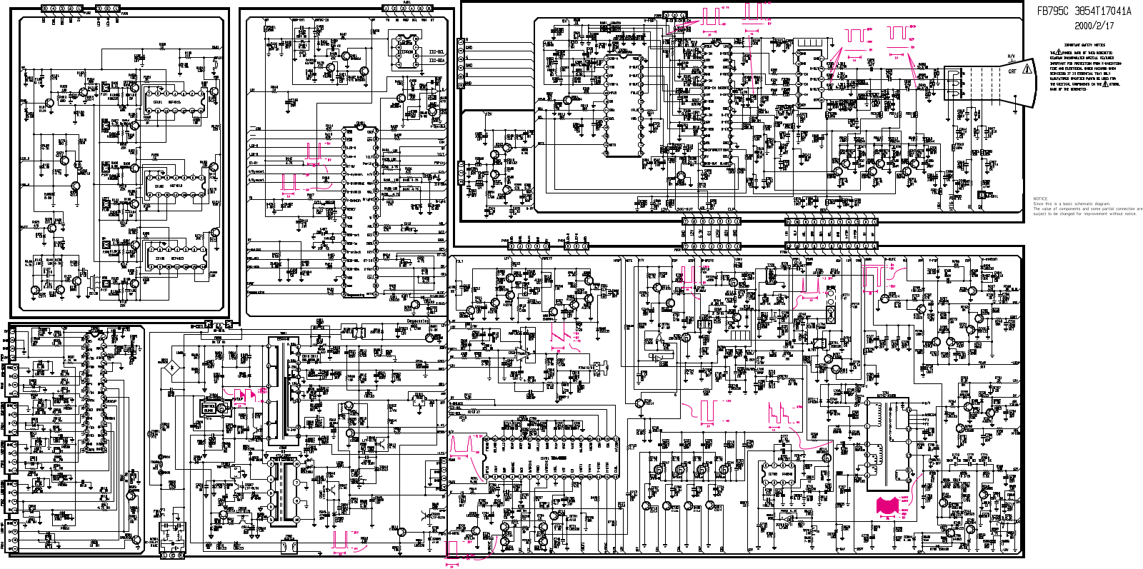 LG 795FT, FB795CQ Schematics