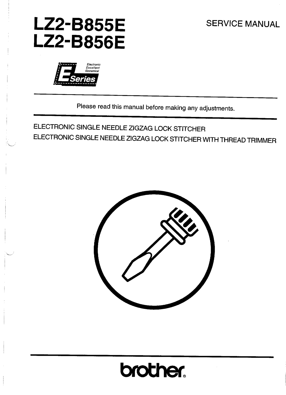 Brother LZ2-B856E User Manual