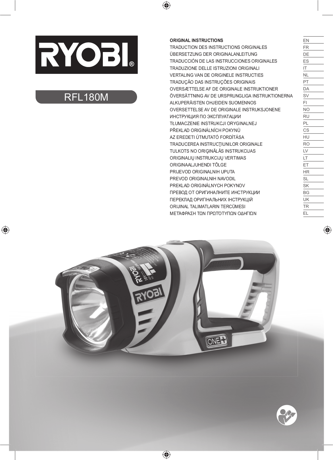 Ryobi 5133001637 Instruction manual