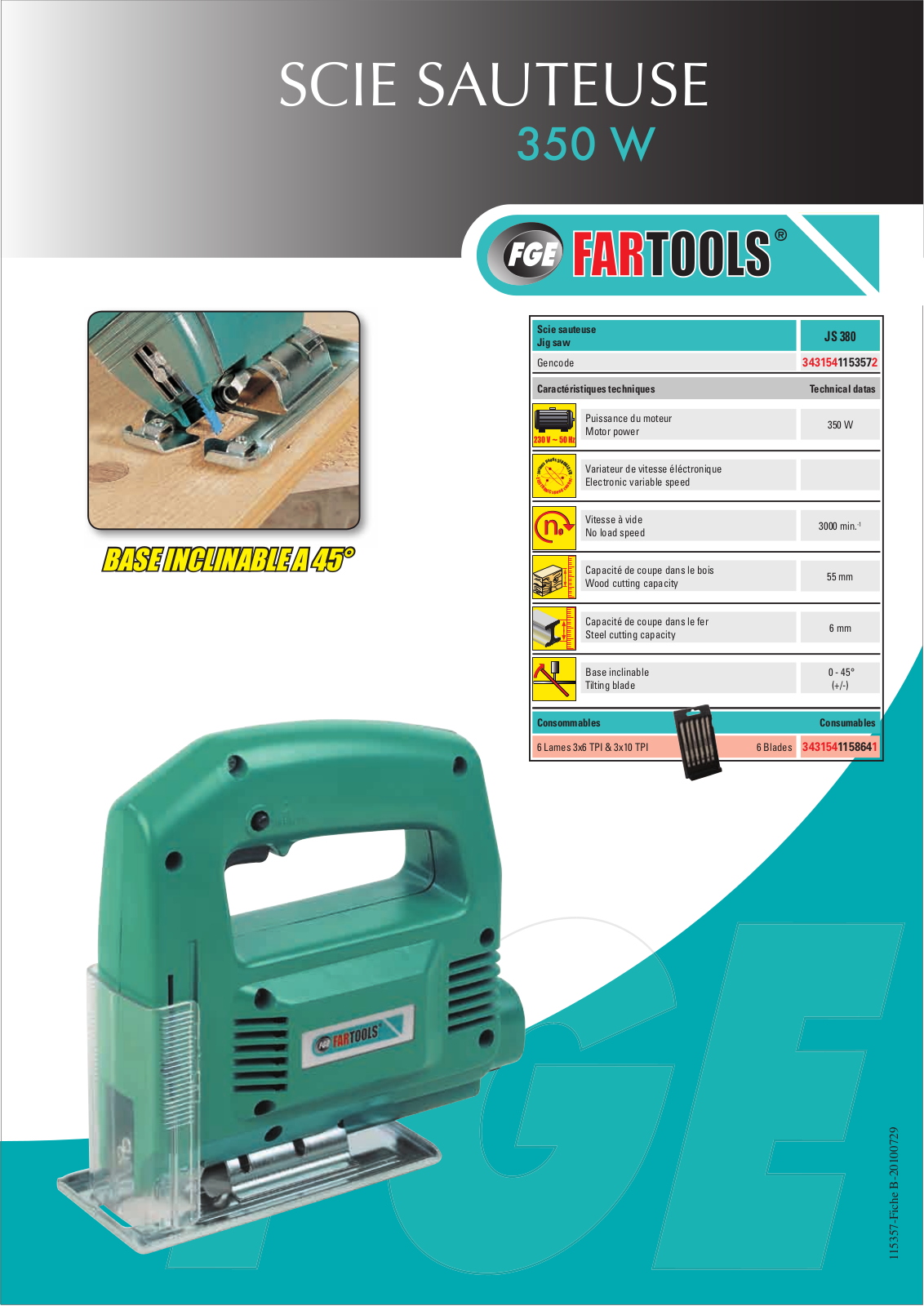 FARTOOLS JS350 User Manual