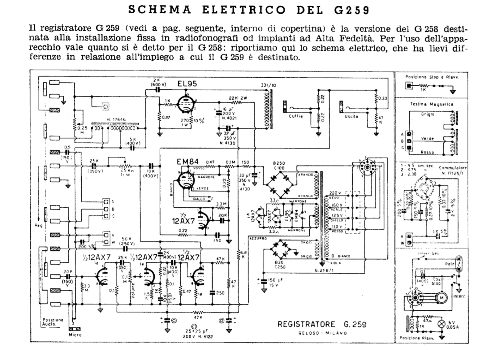 Geloso g259 schematic