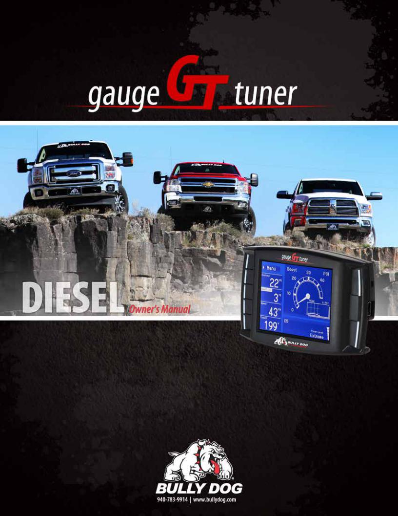 Bully Dog gauge GT tuner User Manual