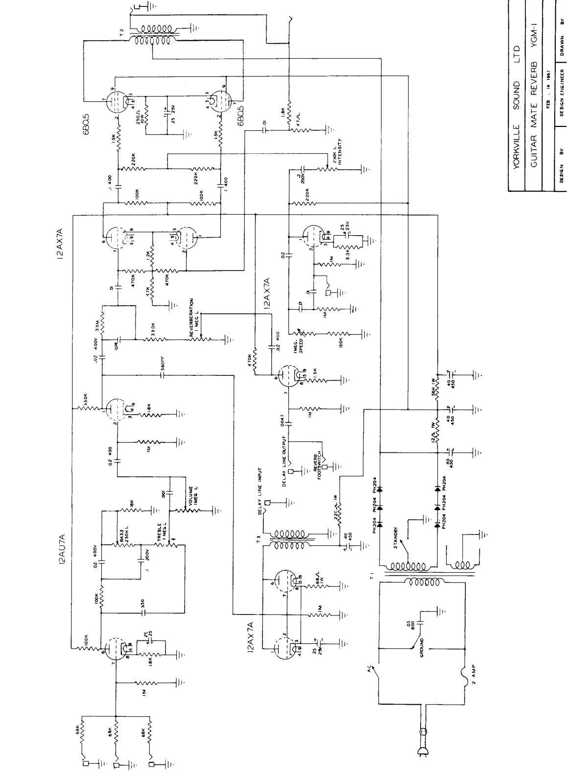 Traynor rev ygm1 schematic