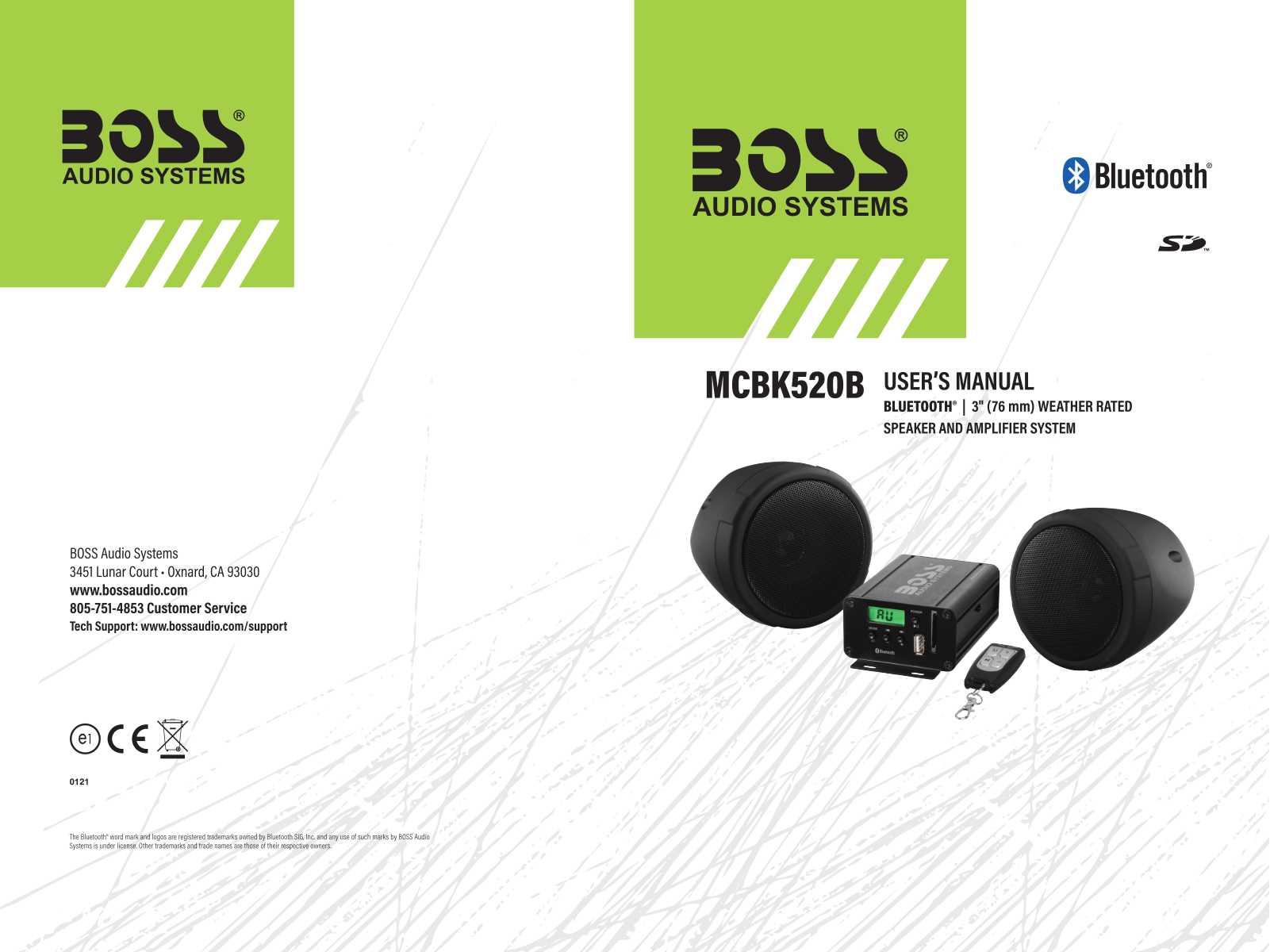 Boss MCBK520B User Manual