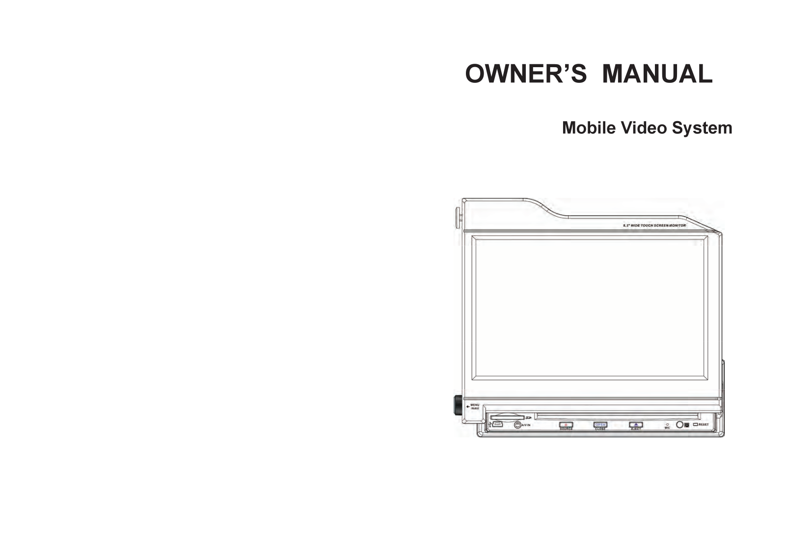 Power Acoustik PTID-8310NRB Owners Manual