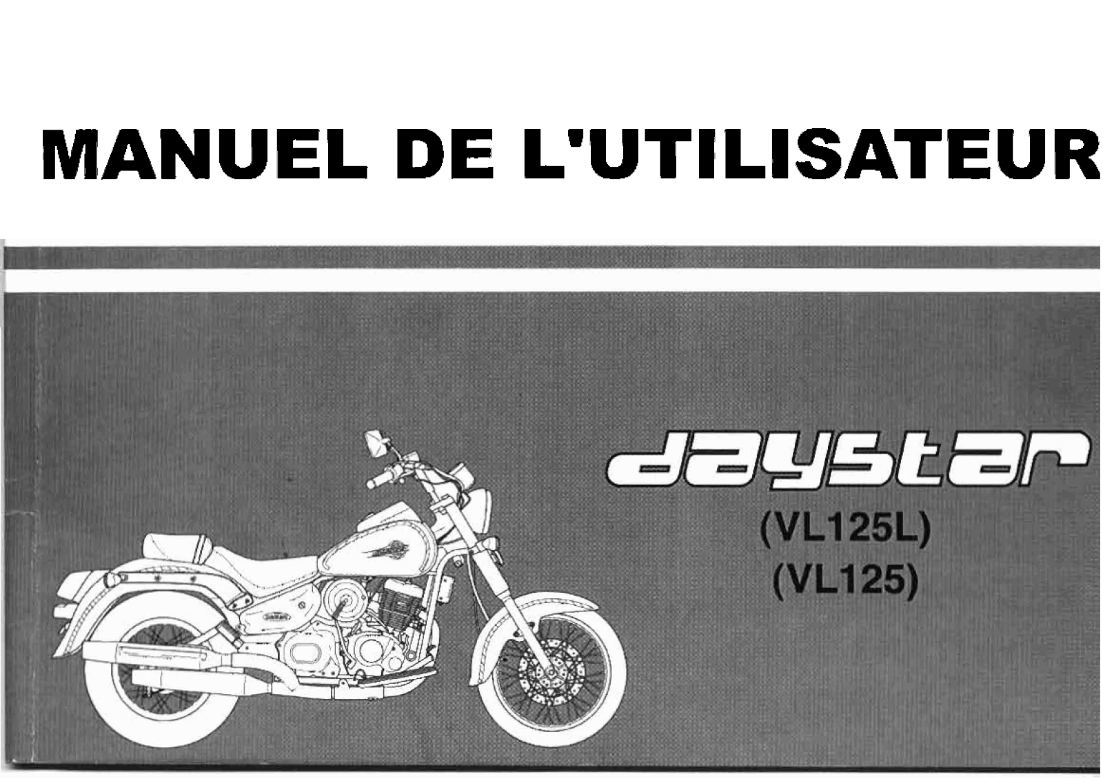 DAELIM DAYSTAR VL125, DAYSTAR VL125L User Manual