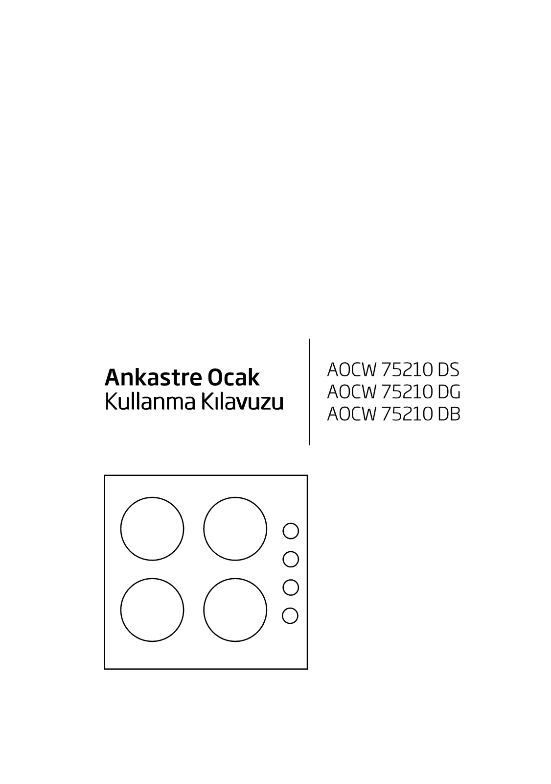 Beko AOCW75210DG, AOCW75210DB User manual