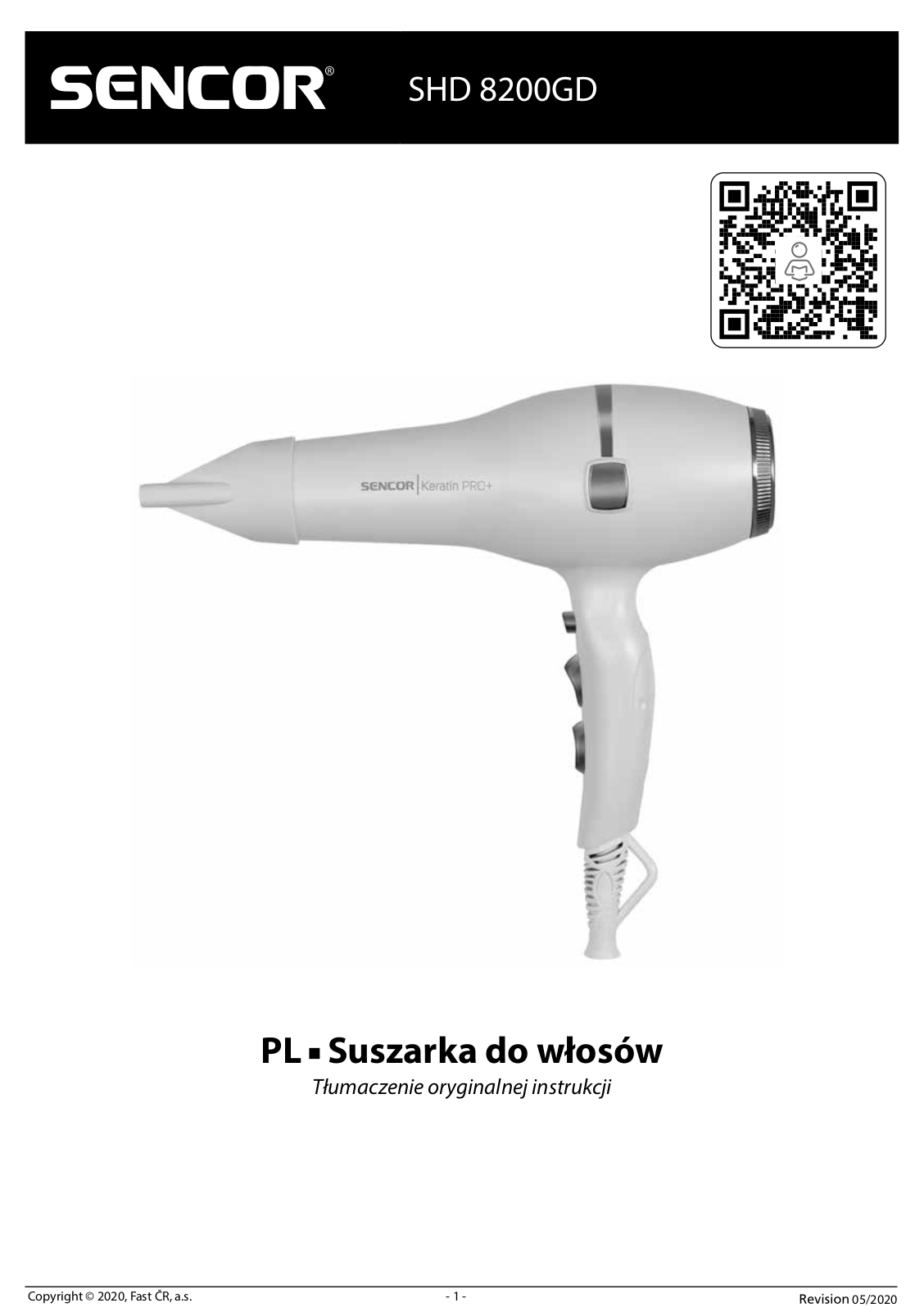 SENCOR SHD 8200GD User guide - ManualMachine.com