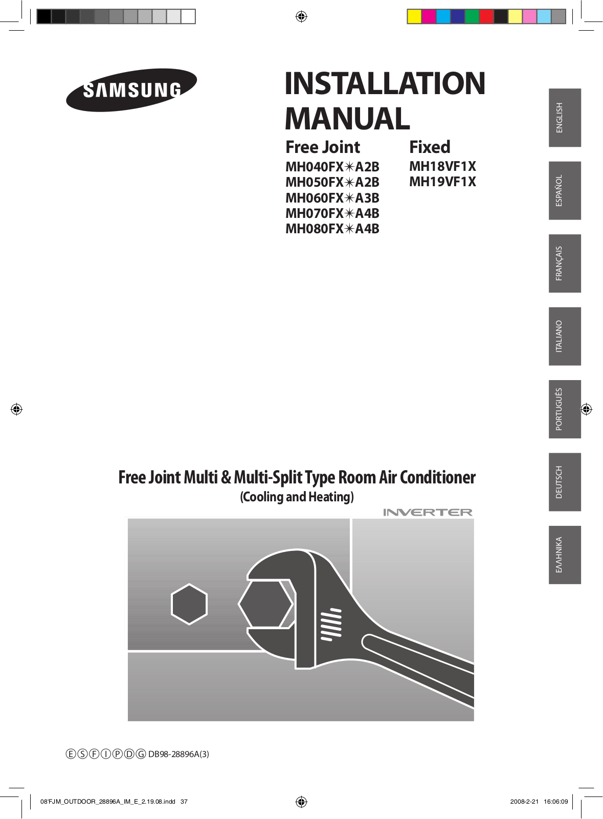 Samsung MH040FXEA2B, MH080FXEA4B, MH070FXEA4A, MH050FXEA2B, MH060FXEA3B User Manual