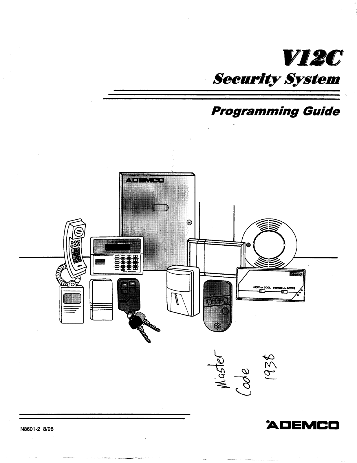 ADEMCO V12C Programming Manual - ManualMachine.com