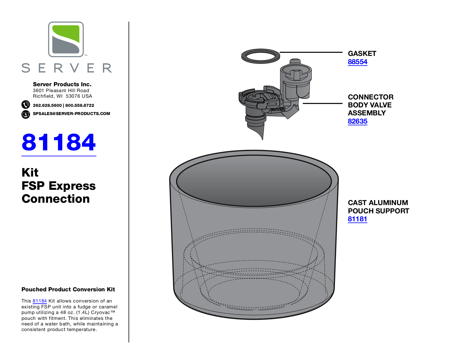 Server 81184 Parts Manual