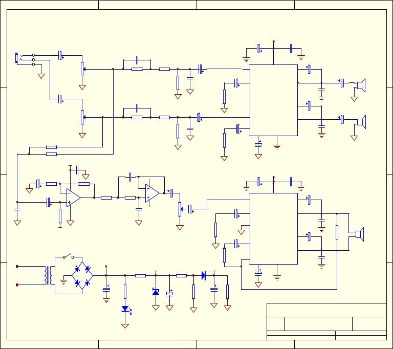 Microlab M-B260 Schematics