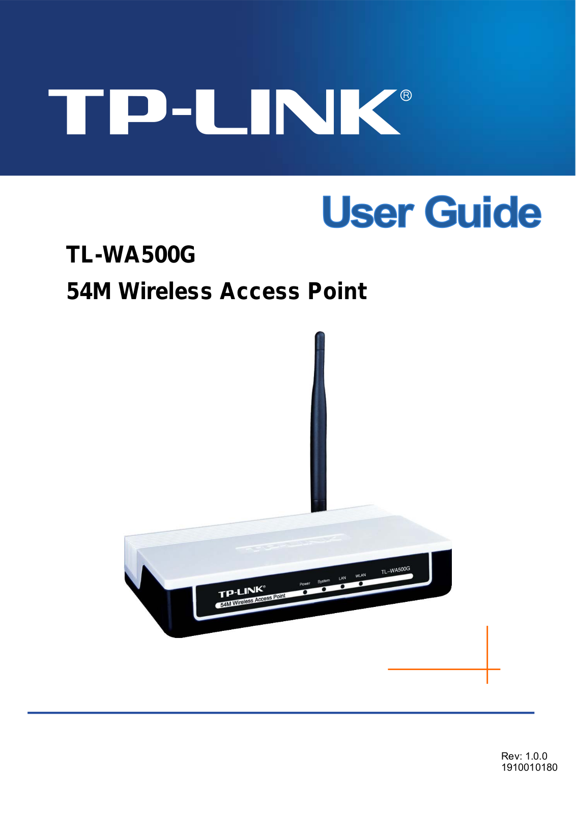 TP-LINK TL-WA500G User Guide