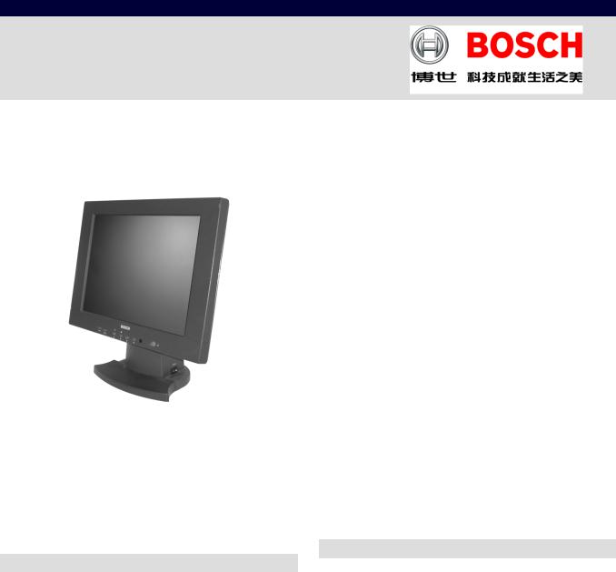 BOSCH MON152CL30 User Manual