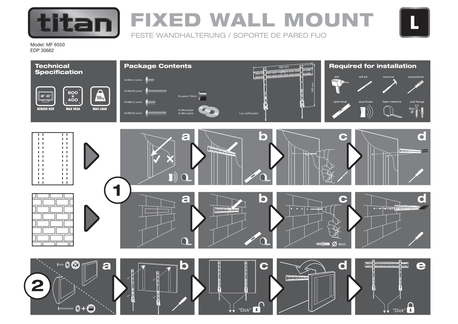 Titan MF 6550 User Manual