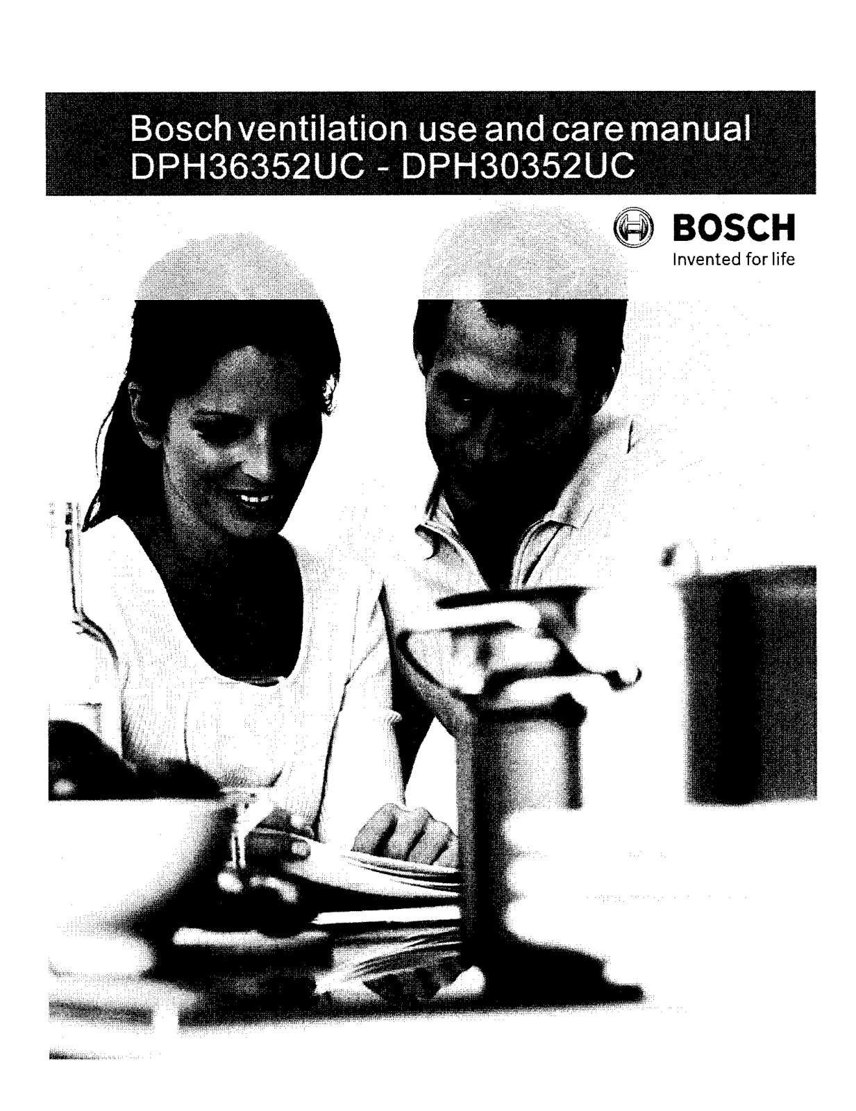 Bosch DPH36352UC/01, DPH30352UC/01 Owner’s Manual