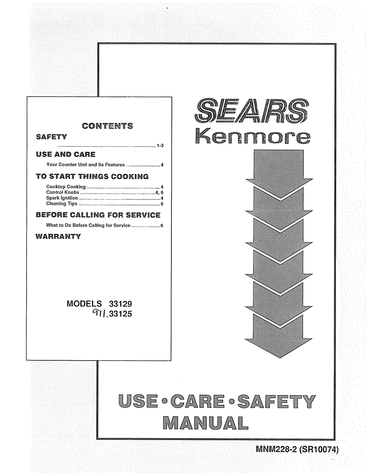 Kenmore 9113312590, 9113312591, 9113312592, 9113312593, 9113312990 Owner’s Manual
