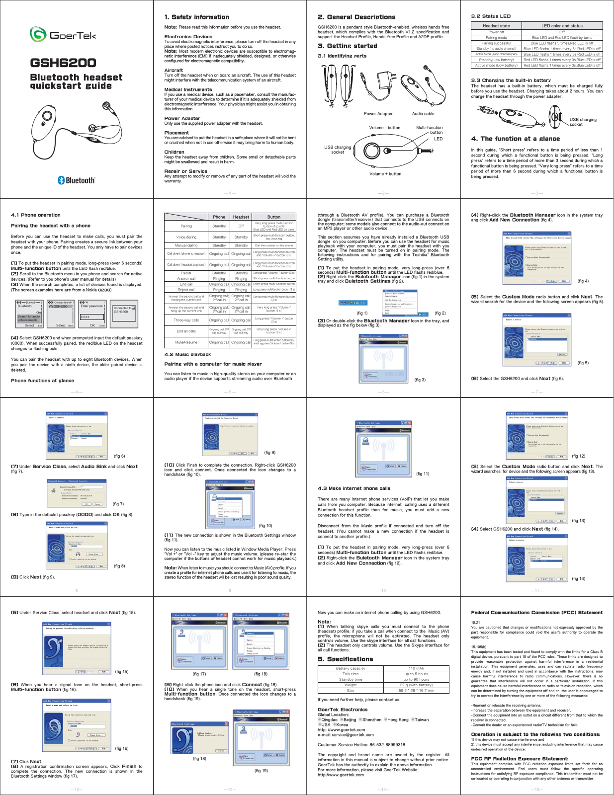 Weifang Goertek Electronics GSH6200 User Manual