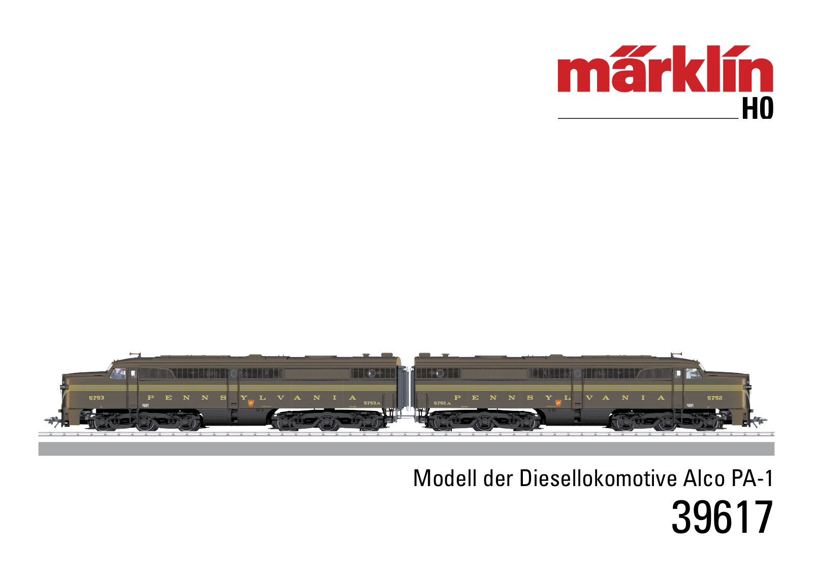 Märklin 39617 operation manual - ManualMachine.com