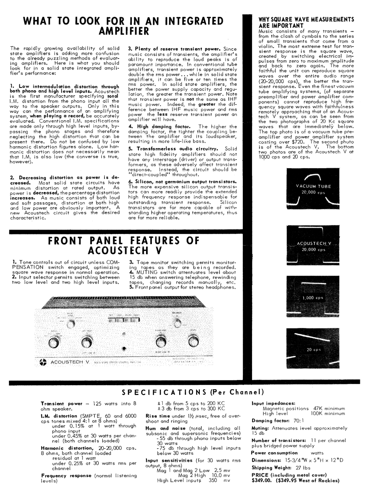 Acoustech V Brochure