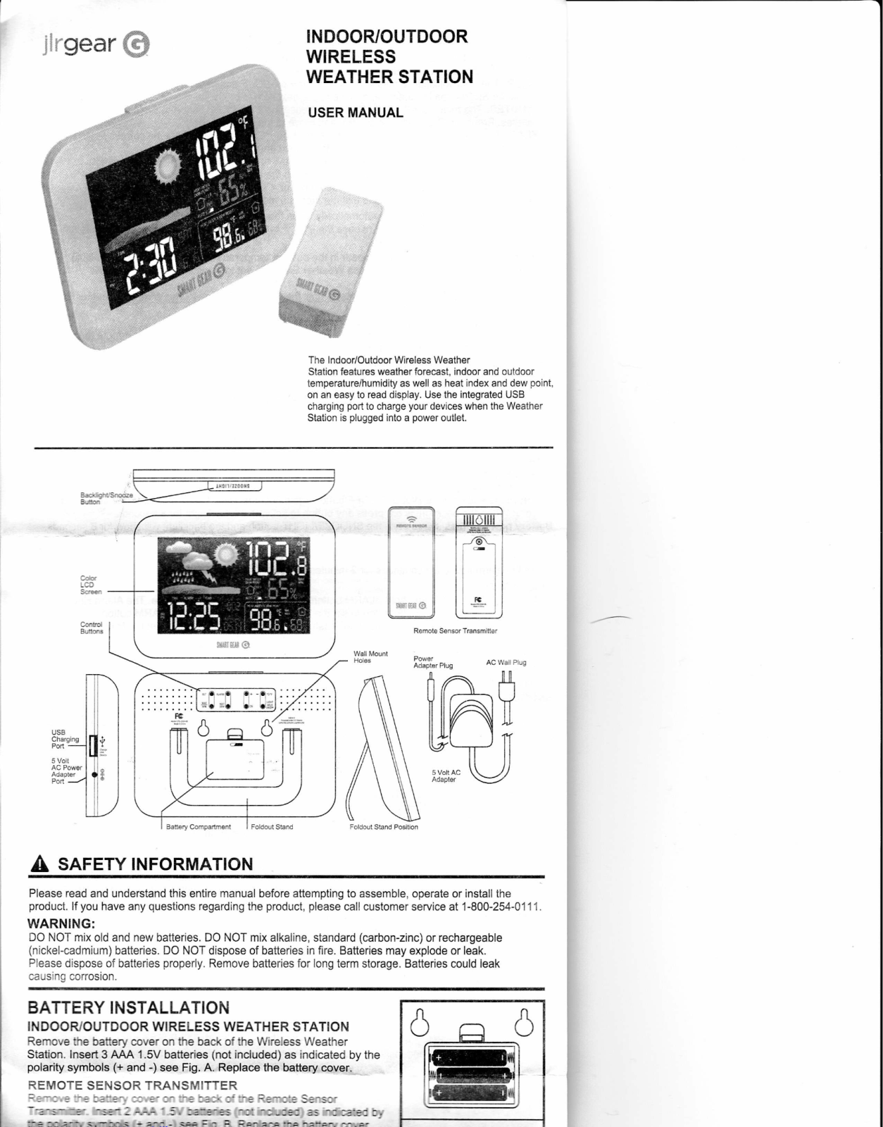 JLR Gear Smart Gear User Manual