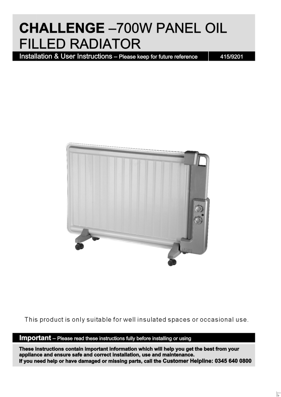 Argos 415/9201 User guide - ManualMachine.com