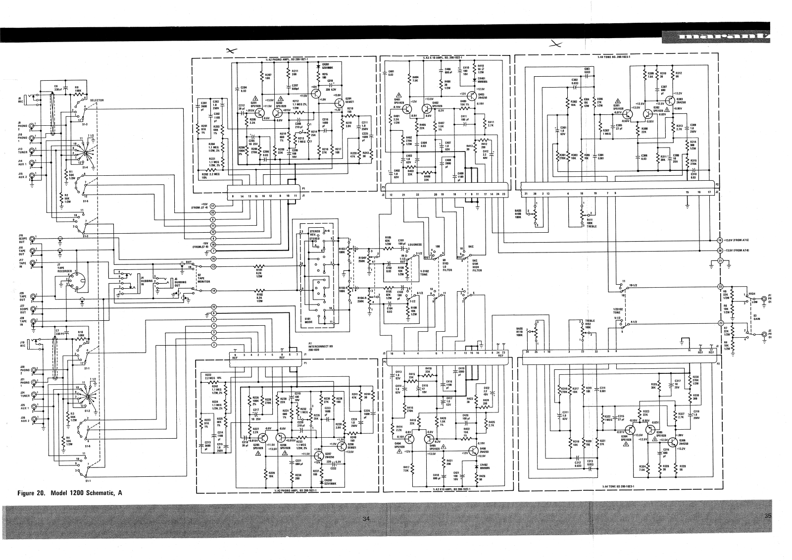 Marantz 1200 Schematic