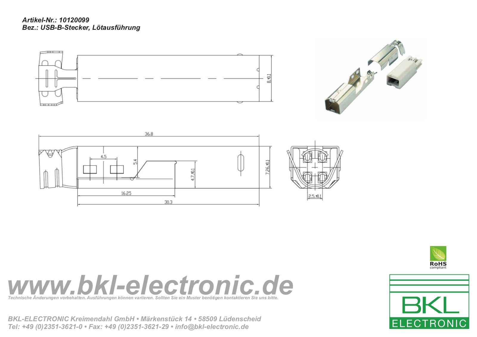 BKL BKL 10120099 Datasheet - ManualMachine.com