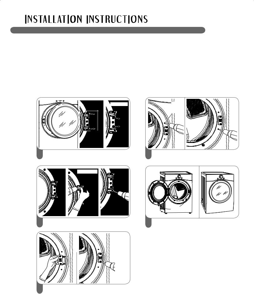 LG DLEX2650V Owner's manual