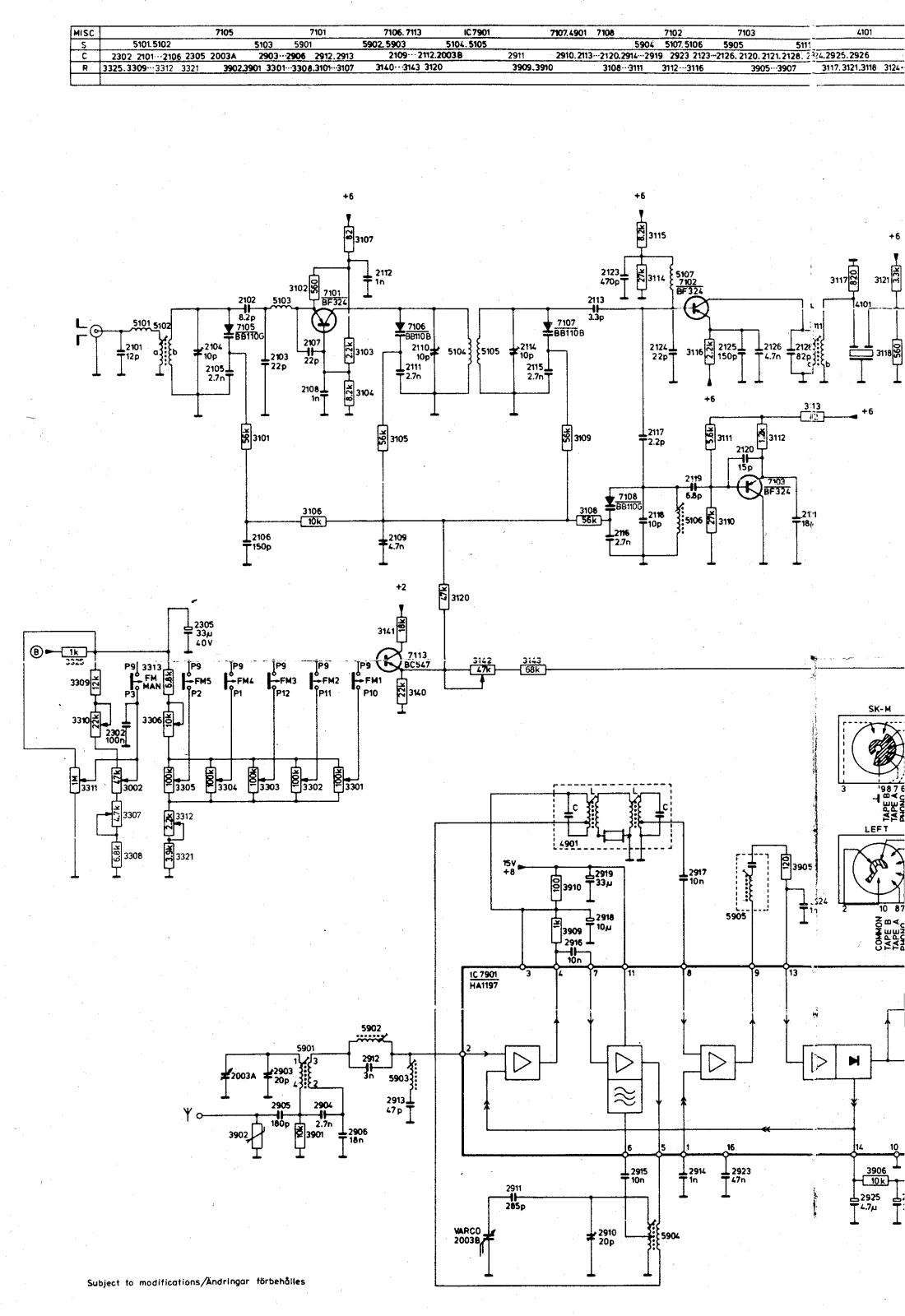 Philips AH-777 Schematic