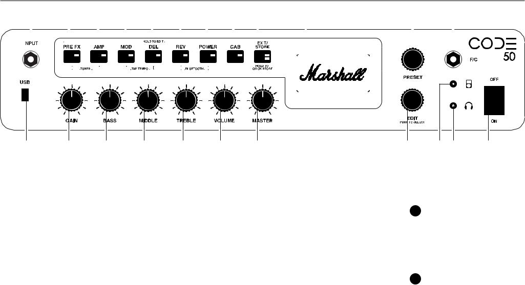 Marshall Code 50 OWNER’S MANUAL