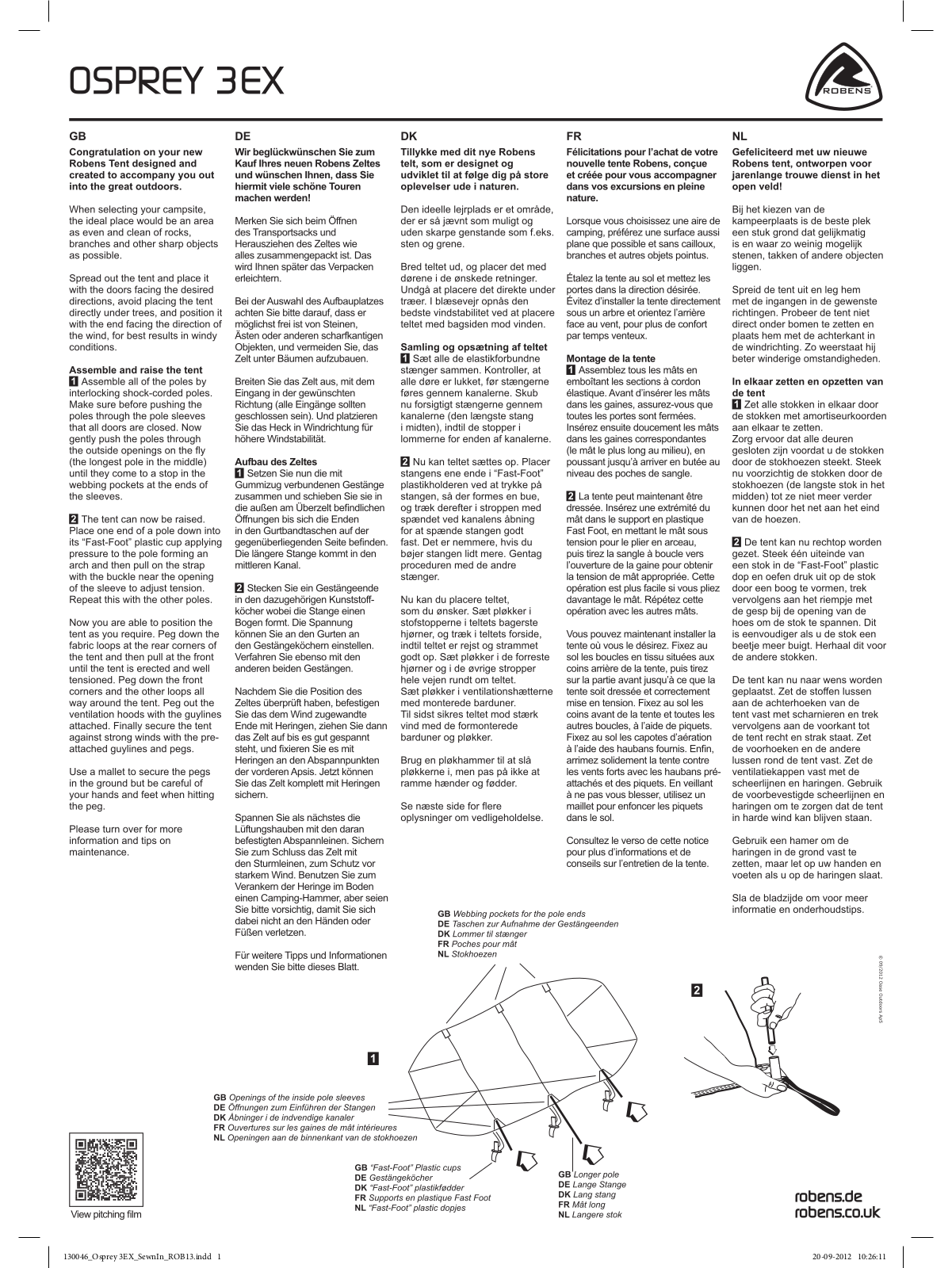 Robens Osprey 3EX User Manual