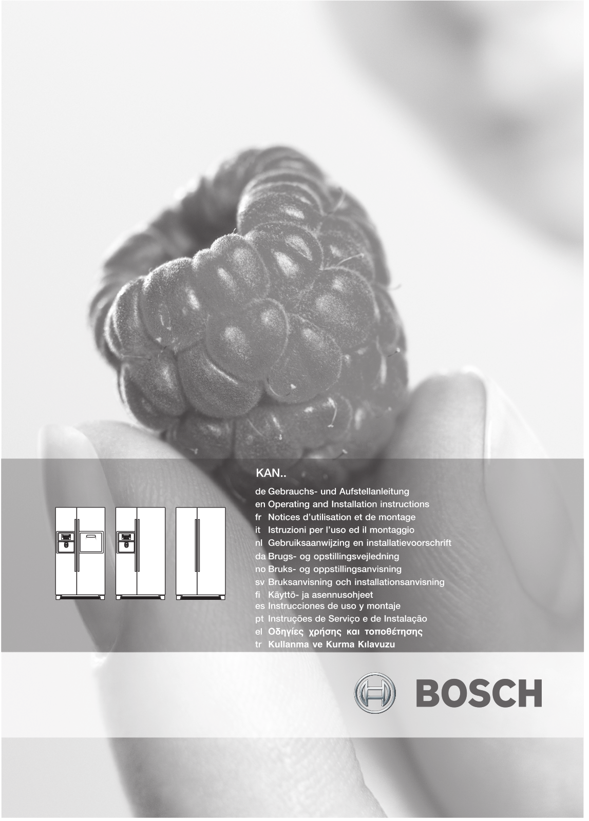 BOSCH KAN58A55 User Manual