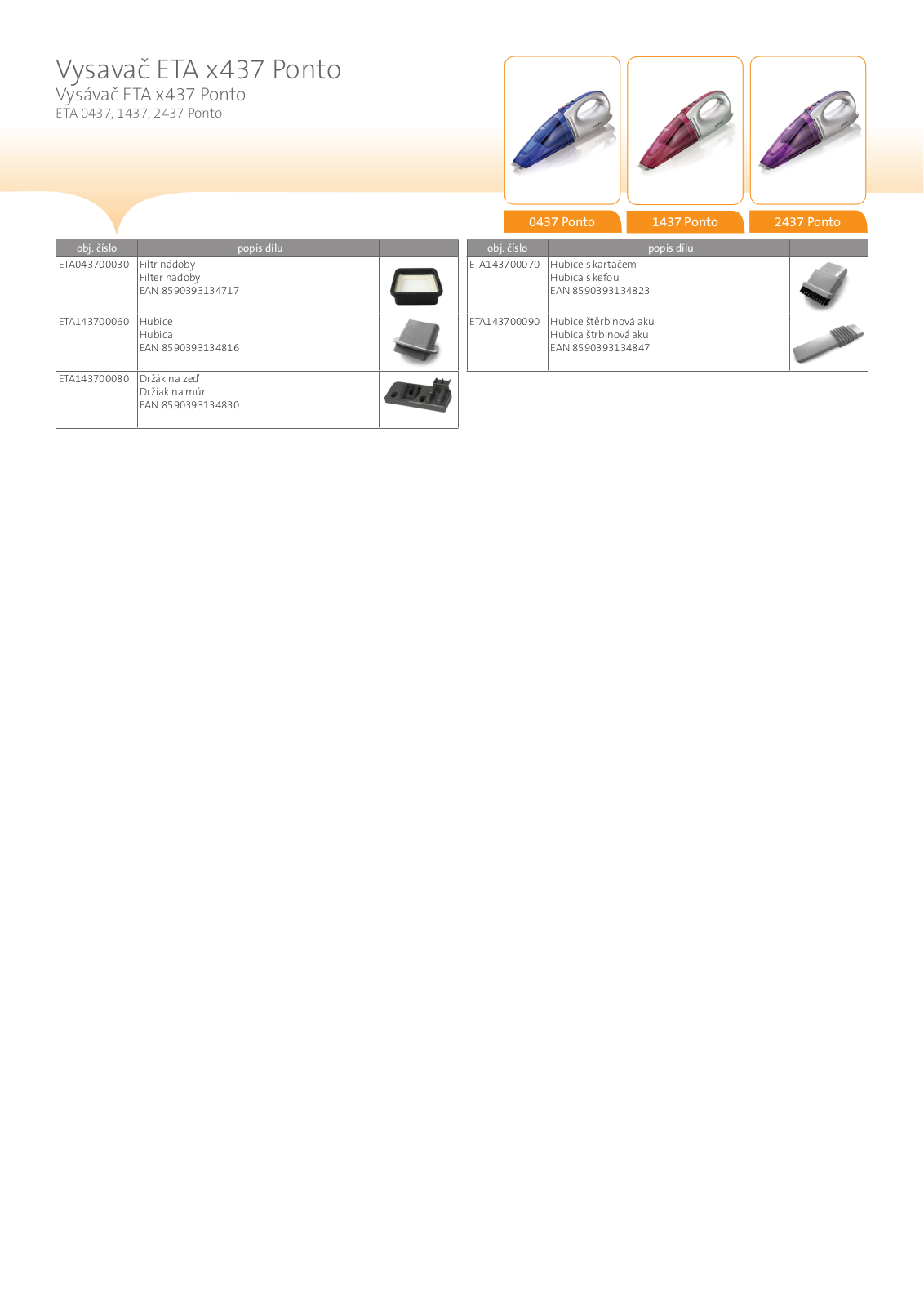 ETA Ponto 0437 90000 User Manual