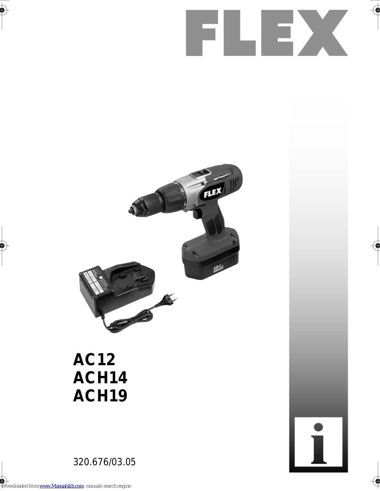 Flex ACH14, AC12, ACH19 Operating Instructions Manual