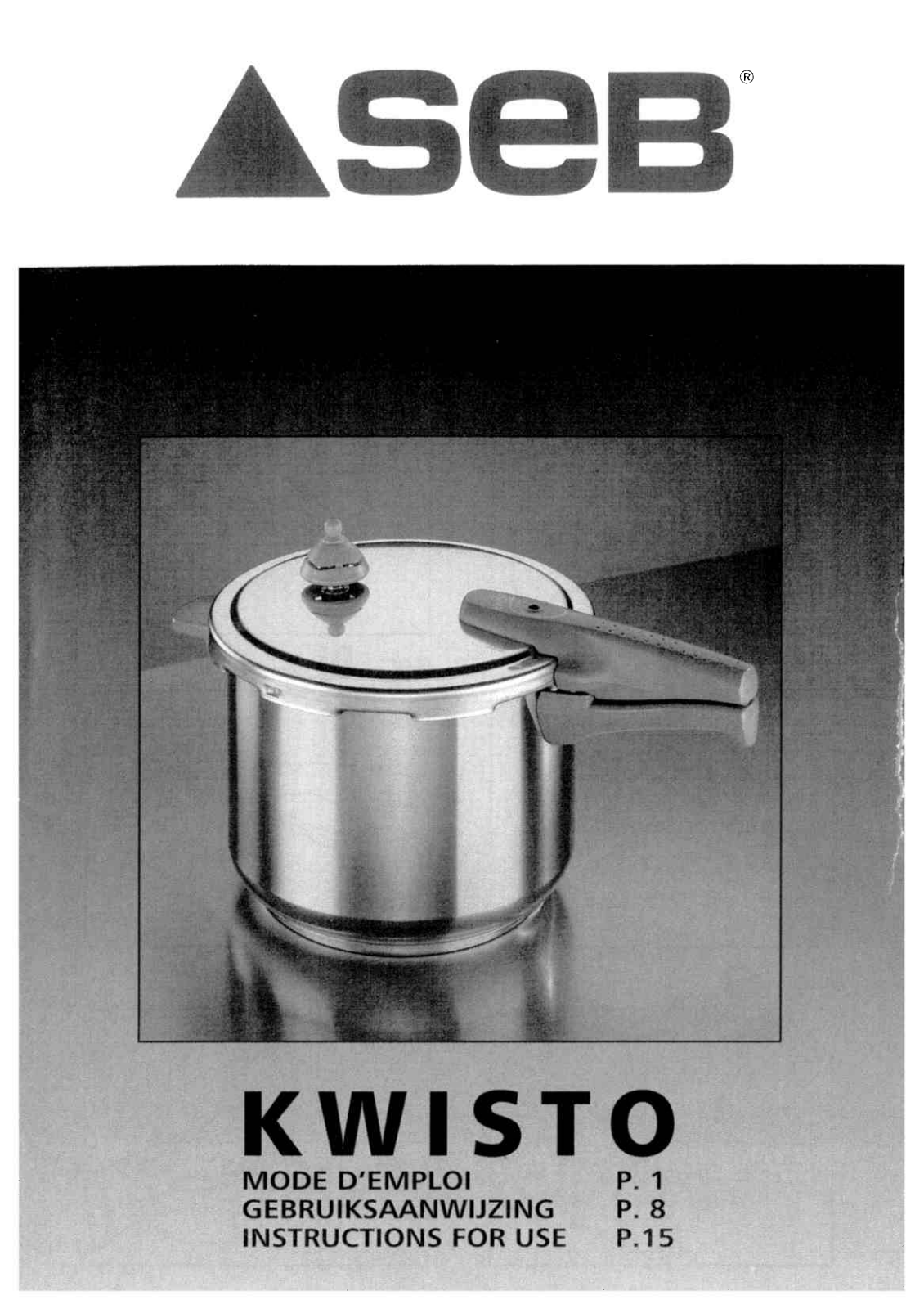 SEB KWISTO User Manual