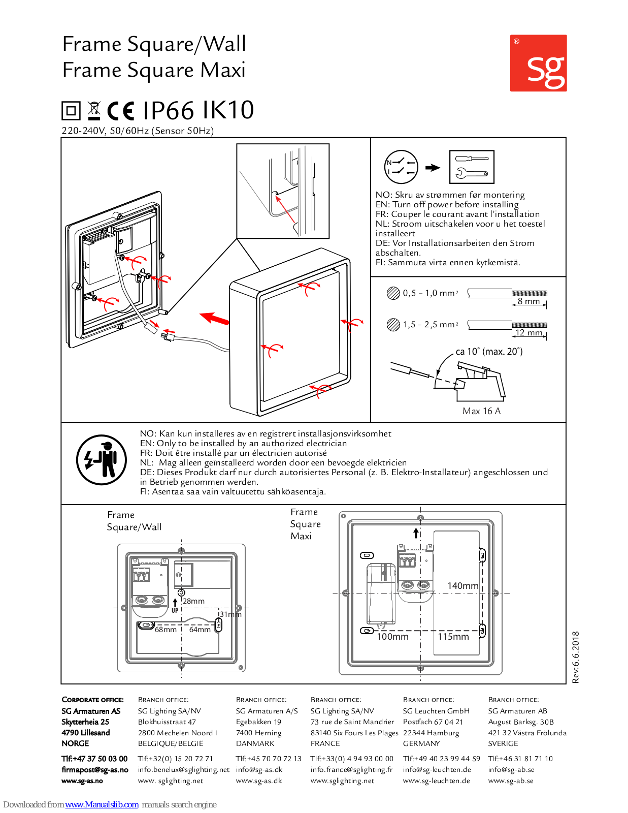 SG LDM Series Manual