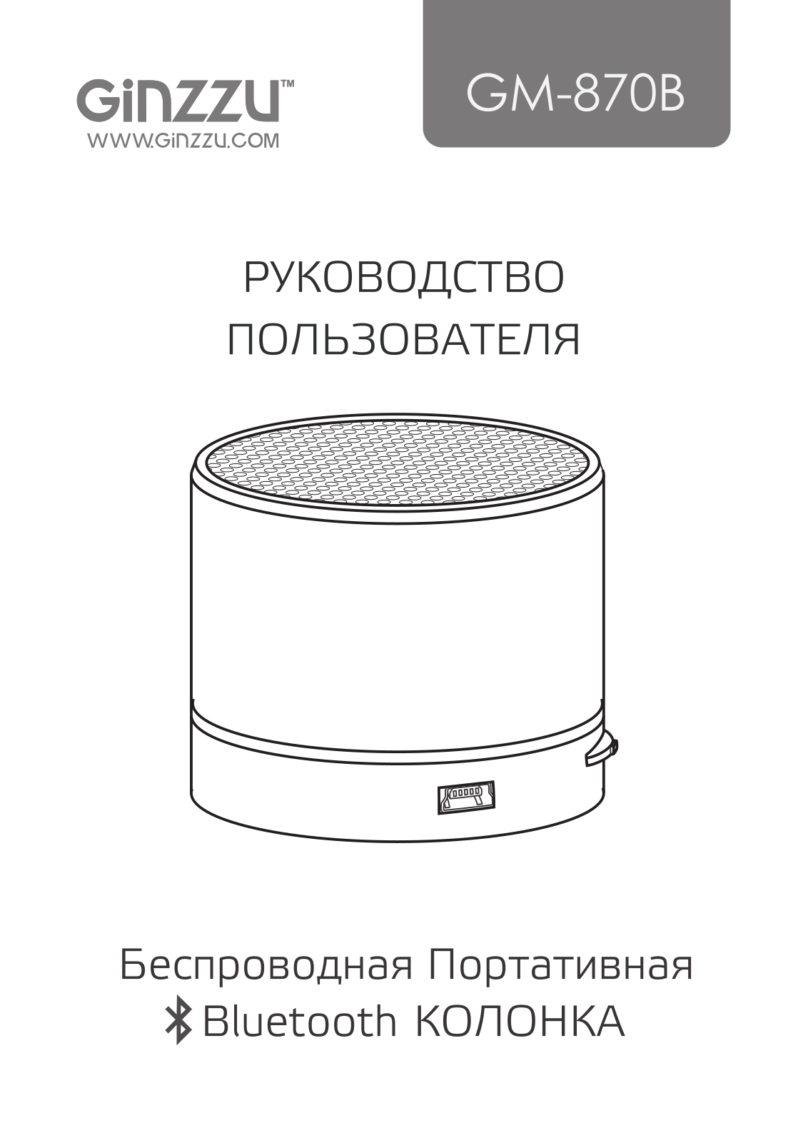 GINZZU GM-870B User Manual