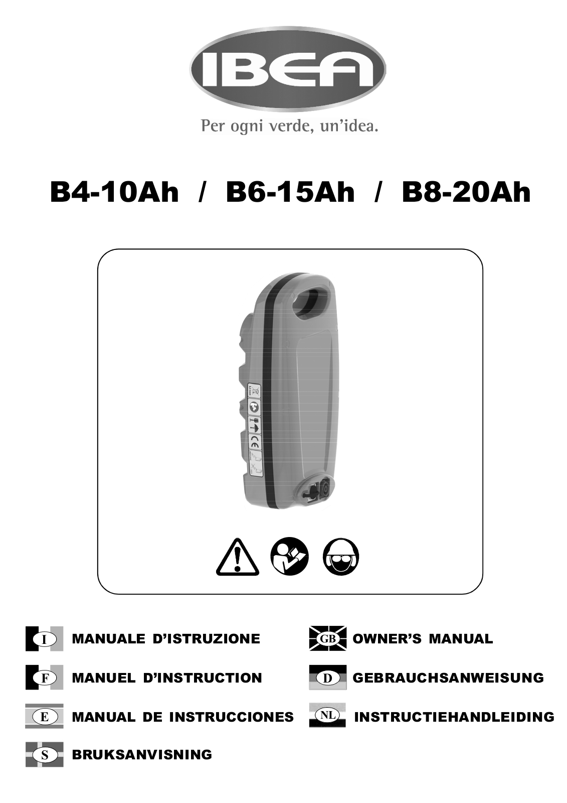 IBEA B4-10Ah User Manual