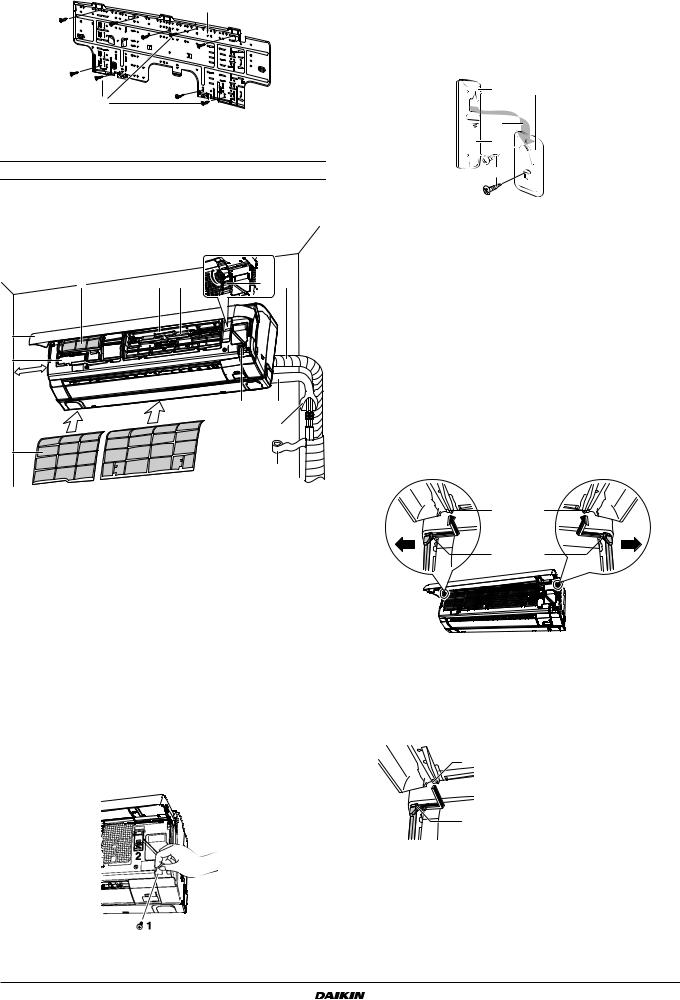 Daikin FTXR28EV1B, FTXR42EV1B, FTXR50EV1B Installation manuals